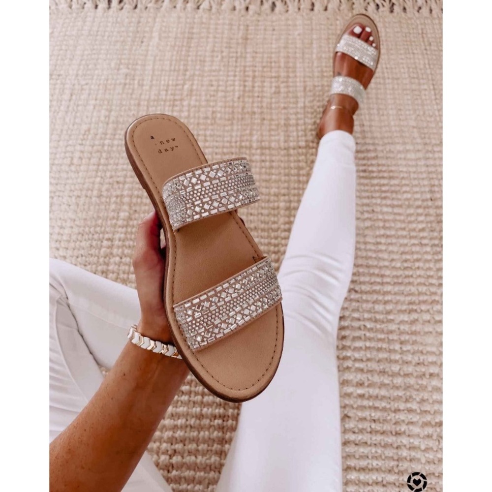 Brand new with tags a new day sparkle sandal.